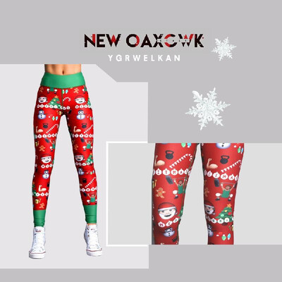 

Women Fashion Slim Narrow Leg High Waist Long Pants Sport Yoga Fitness Christmas Striped Printed Leggings Gym Pants Exercise Runni