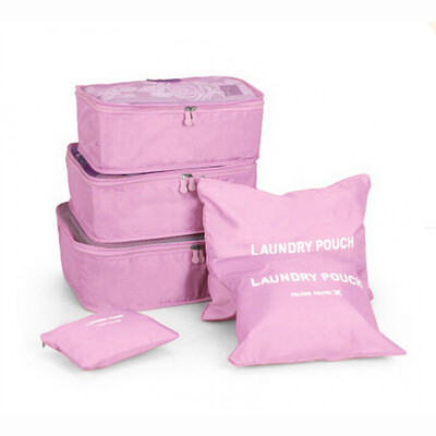 

〖Follure〗6PCS Waterproof Clothes Storage Bags Packing Cube Travel Luggage Organizer Pouch
