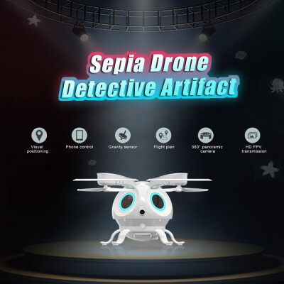 

FLYPRO Sepia Squid Detective Artifact UAV Wifi FPV 720P Camera Selfie Drone Flight Path G-sensor Optical Flow Positioning RC Quadc