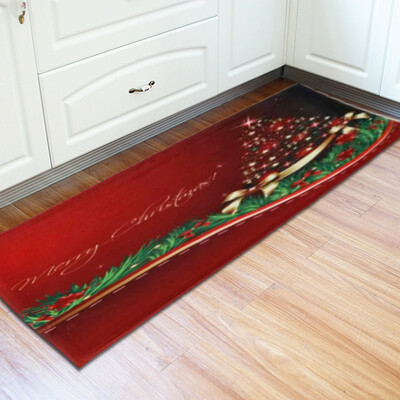 

〖Follure〗Christmas Floor Entrance Door Bathroom Mat Indoor Bathtub Carpet Doormats Decor
