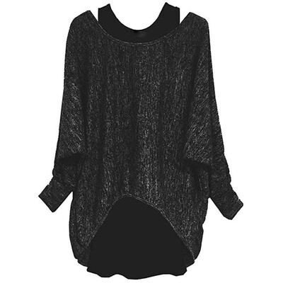 

Nomeni Womens Oversize Tops T-Shirt Pullover Pack of 2 Blouse Long Sleeve