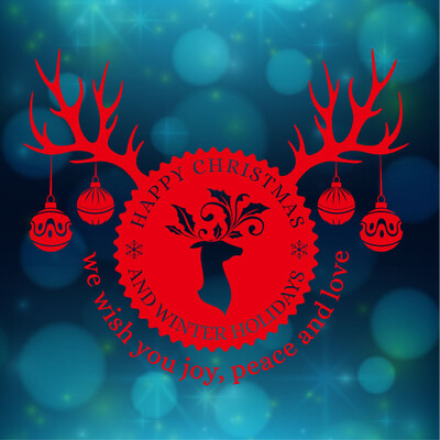 

Toponeto Merry Christmas Removable Wall Sticker Home Christmas Xmas Decor