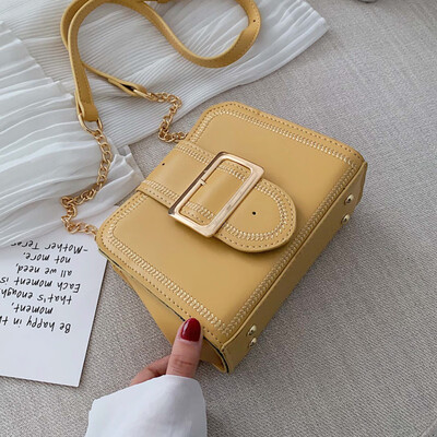 

North bag summer small bag womens 2019 new style Korean-style 100-way small-side inclined chain air-and-air single-shoulder b