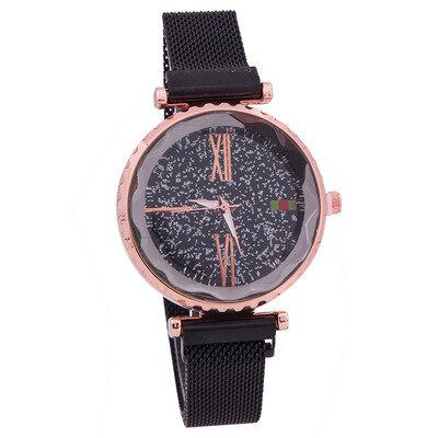 

Magnet magnet strap starry sky ladies fashion trend new student personality quartz watch