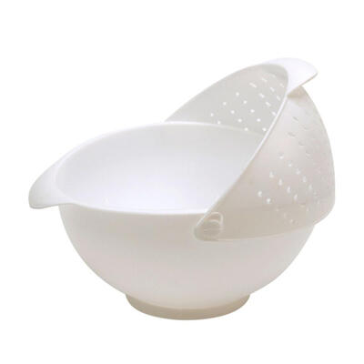 

New Arrival Hot Sale The Latest Candy Color Multifunction Kitchen Colander Wash Rice Vegetable Drain Basket Fruit