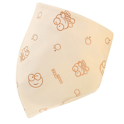 

Baby Bibs Boy Girl Cartoon Animals Water Absorb Bib Burp Cloth Triangle Soft Velvet Baby Saliva Towel Accessories