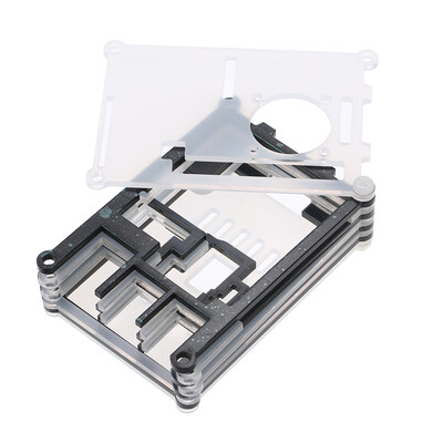

9 Layers Case with Cooling fan for Raspberry Pi 3 Model B B plus pi 3 B