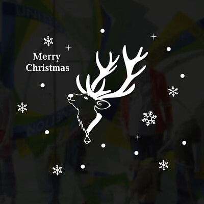 

〖Follure〗New Year Merry Christmas Snowflake Wall Sticker Home Shop Windows Decals Decor