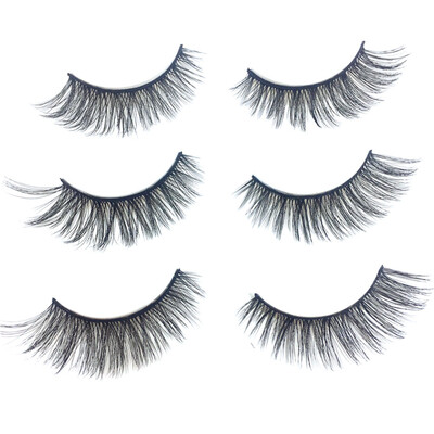 

〖Follure〗3Pair Luxury 3D False Lashes Fluffy Strip Eyelashes Long Natural Party