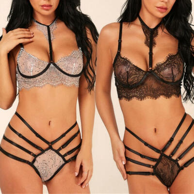 

Women Sexy Lingerie Babydoll Lace Nightwear G-string Underwear Bodysuit