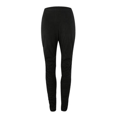 

Casual Women Pants Elastic Ankle-length Pencil Trousers Pleated Bottoms