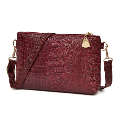

Tailored Women Fashion Handbag Crocodile Pattern Shoulder Bag Small Tote Ladies Purse