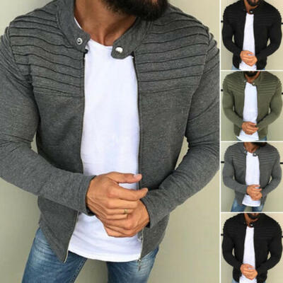 

Mens Winter Slim Casual Warm Hooded Sweatshirt Coat Jacket Outwear Sweater