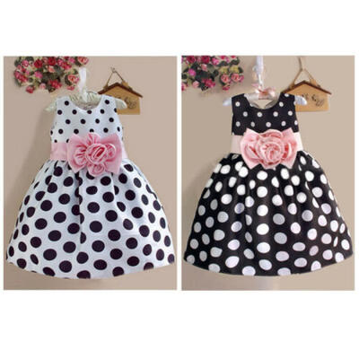 

US Baby Kids Flower Girls Dress Party Wedding Bridesmaid Gown Formal Dresses