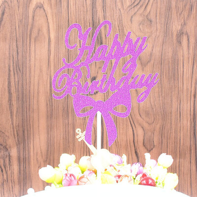 

FUNNYBUNNY Happy Birthday Toppers Cake Cupcake Bunting Banner Party Decor
