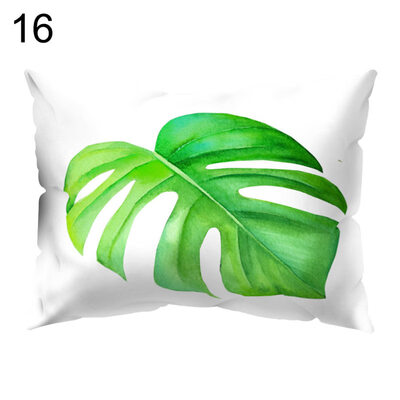 

Fashion Monstera Leaf Throw Pillow Case Cushion Cover Sofa Bed Home Car Decor