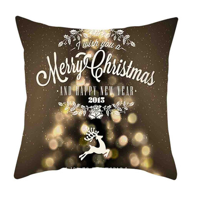 

Siaonvr Christmas Pillow Cover Decor Pillow Case Sofa Waist Throw Cushion Cover