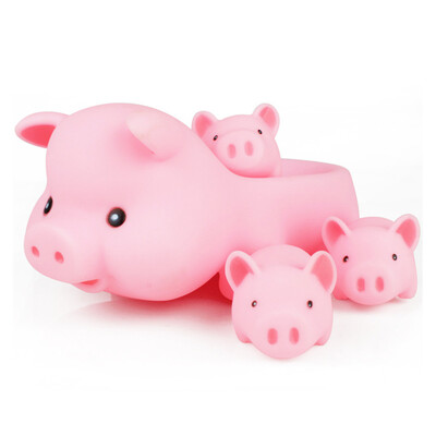 

Rubber Pig Baby Bath Toy for Kid