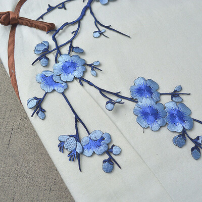 

Siaonvr Blossom Flower Applique Clothing Embroidery Patch Sticker Iron On Sew Cloth D