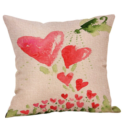 

Siaonvr Happy Valentines Day Throw Pillow Case Sweet Love Square Cushion Cover