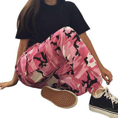 

Tailored Women Sports Camo Cargo Pants Outdoor Casual Camouflage Trousers Jeans GYL