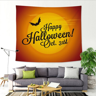 

Toponeto Halloween Tapestry Art Wall Hanging Blanket Room Decor