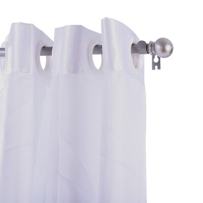 

Gobestart Curtain Rod Roman Rod Retractable Curtain Rod Home Spherical Curtain Rod