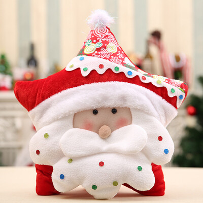 

Tailored Christmas Candy Five-star Pillow Holiday Decorations Commodity For Christmas