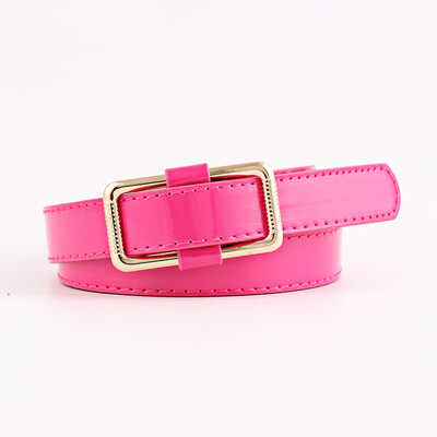 

confectionery trim wide belt flat needleless smooth buckle womens belt Jeans Skinny Leather Strap High Quality Cinturon Mujer