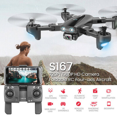 

1080P HD Camera Drone 5G GPS WiFi FPV No Signal Return RC Helicopter Flight 20 Minutes Quadcopter Drone with Camera