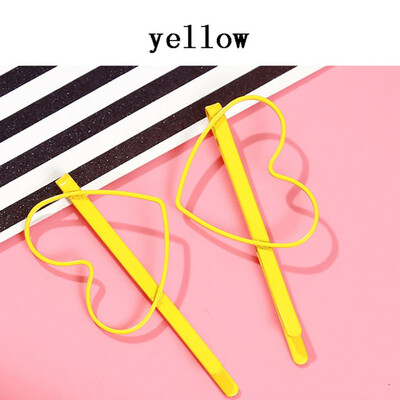 

Hair accessories pink girl heart hollow love heart heart hairpin folder bangs clip