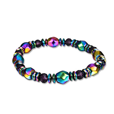

Magnetic Bracelet Beads Magnet Hematite Beads Colored Black Magnet Bracelet