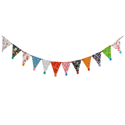 

New sale Multi-color Pennants Bunting Banner WeddingValentines daybirthday party Flags Hang Garland Home Decoration Supplies