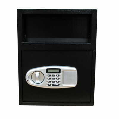 

Digital Safe Box Depository Drop Deposit Front Load Cash Vault Lock Home Jewelry
