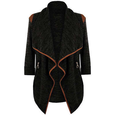 

Toponeto Womens Knitted Casual Long Sleeve Tops Cardigan Jacket Outwear Plus Size