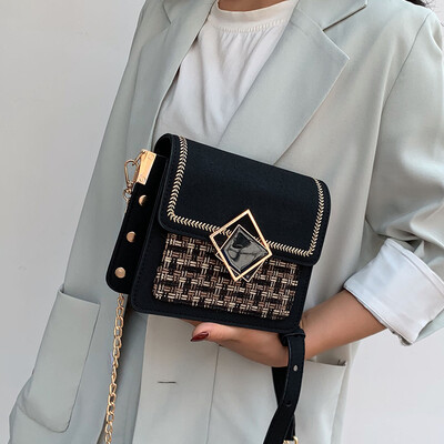 

Advanced sense bag Yangqi net red matte handbags new 2019 tide fashion shoulder bag wild ins Messenger bag