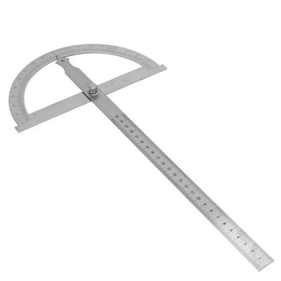

Greensen 200300mm Stainless Steel Angle Finder 0-180 Degree Protractor Rotary Angle Gage