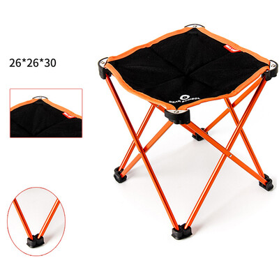 

1 Pcs Portable Chair Folding Camping Stool Outdoor Stool Fishing BBQ Beach Seat