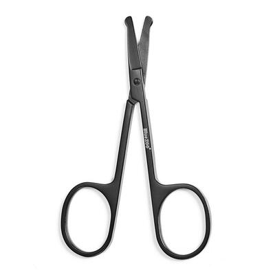 

Stainless Steel Round Head Nose Hair Scissors Beard Facial Hair Trimmer