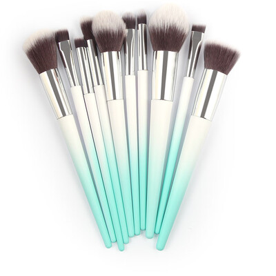 

Toponeto 10PCS Make Up Foundation Eyebrow Eyeliner Blush Cosmetic Concealer Brushes