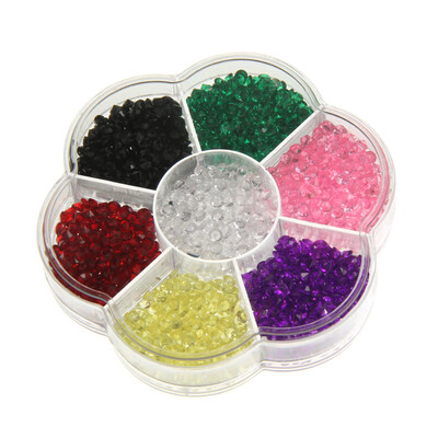 

45mm Nail Art Crystal Rhinestones Acrylic 3D Nail Decoration Wheel