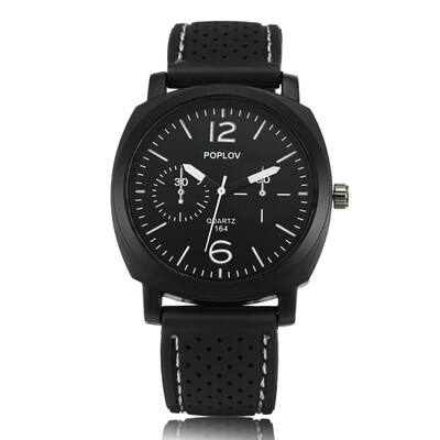 

Quartz Watch Men Silicone Strap Wrist Watch Casual Sport Male Clock