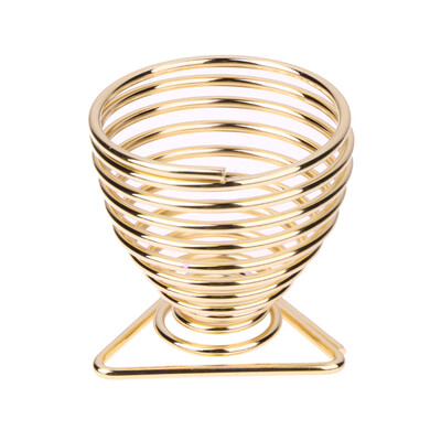 

Gold Makeup Puff Holder Gourd Shape Sponge Brush Egg Stand Bracket