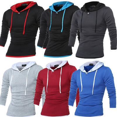 

Men´s Winter Slim Hoodie Warm Hooded Sweatshirt Coat Casual Jacket Outwear Sweater
