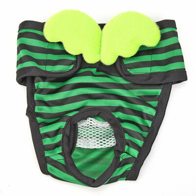 

Dogs Striped Physiological Pants Female Dog Menstruation Underwear Briefs