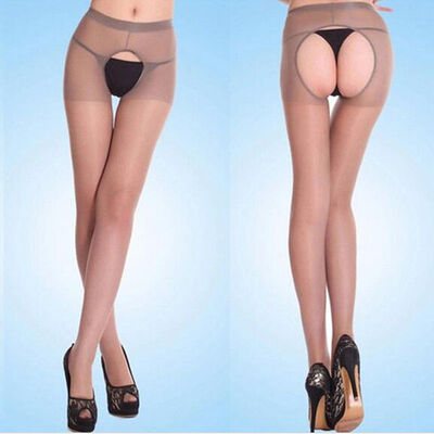 

Sexy Womens Open Crotch Crotchless Sheer Pantyhose Stockings Tights Hosiery HOT