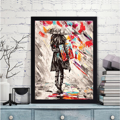 

Toponeto Embroidery Paintings Rhinestone Pasted DIY Diamond Painting Cross Stitch