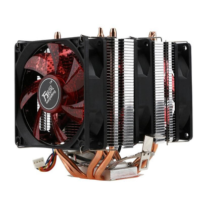 

Copper Pipe Cooling Fan Three CPU Cooler Fan Aluminum Heatsink for Intel