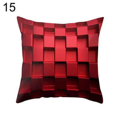 

Multicolor Rhombus Throw Pillow Protector Case Cushion Cover Bedding Articles