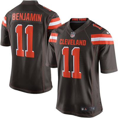 

Youth Football Jersey Cleveland Browns Travis Benjamin Brown Game Jersey